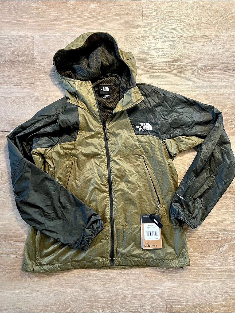 The North Face Ridgelite Color Block Jacket Olive Green Size Medium